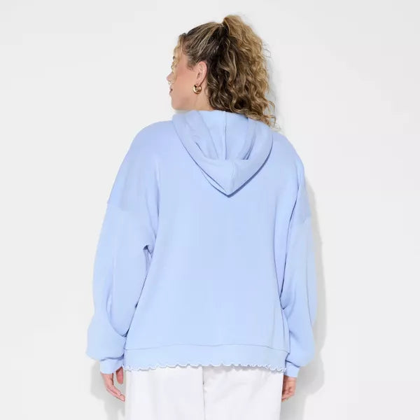 Merrow Edge Hooded Zip-Up Sweatshirt